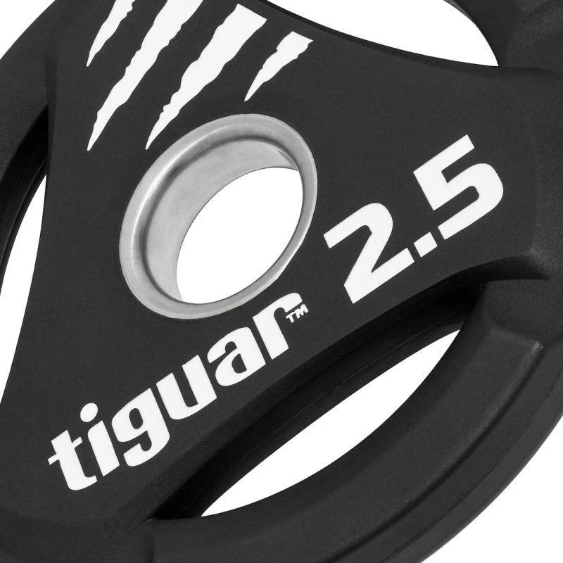 Olimpiniai PU svarmenys TIGUAR® (1.25-25kg) (Svoris: 2.5kg)