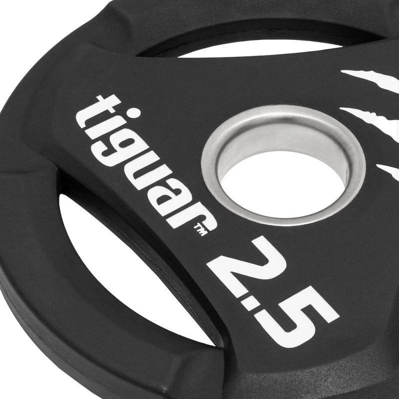 Olimpiniai PU svarmenys TIGUAR® (1.25-25kg) (Svoris: 2.5kg)