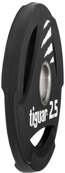 Olimpiniai PU svarmenys TIGUAR® (1.25-25kg) (Svoris: 2.5kg)