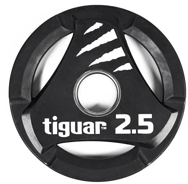 Olimpiniai PU svarmenys TIGUAR® (1.25-25kg) (Svoris: 2.5kg)