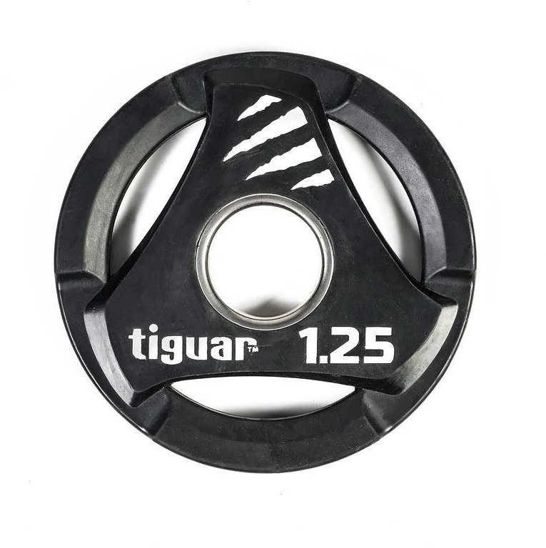 Olimpiniai PU svarmenys TIGUAR® (1.25-25kg) (Svoris: 1.25 kg)