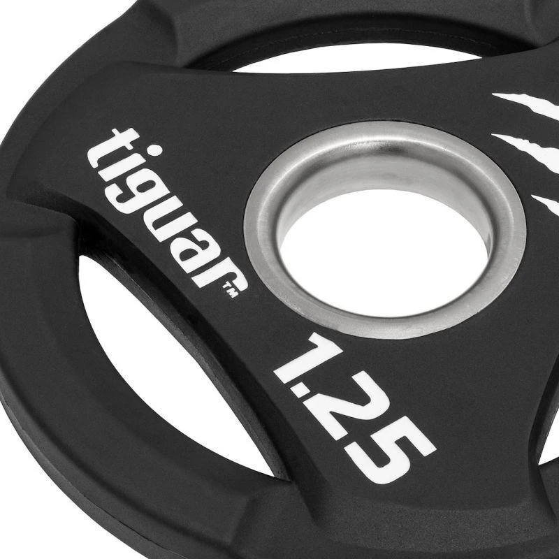 Olimpiniai PU svarmenys TIGUAR® (1.25-25kg) (Svoris: 1.25 kg)