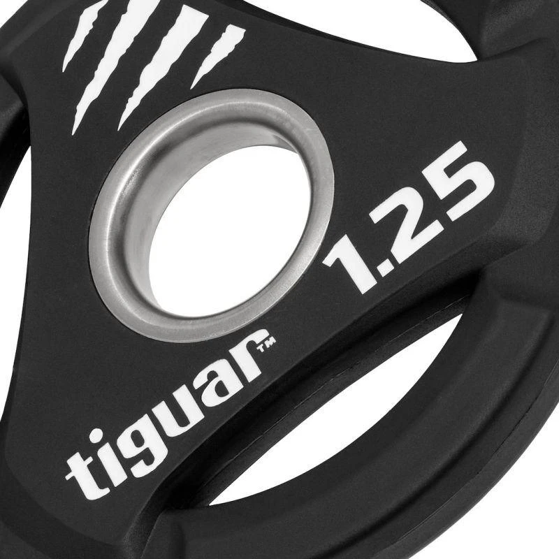 Olimpiniai PU svarmenys TIGUAR® (1.25-25kg) (Svoris: 1.25 kg)