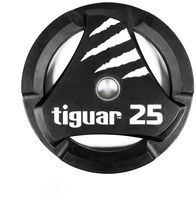 Olimpiniai PU svarmenys TIGUAR® (1.25-25kg) (Svoris: 25 kg)