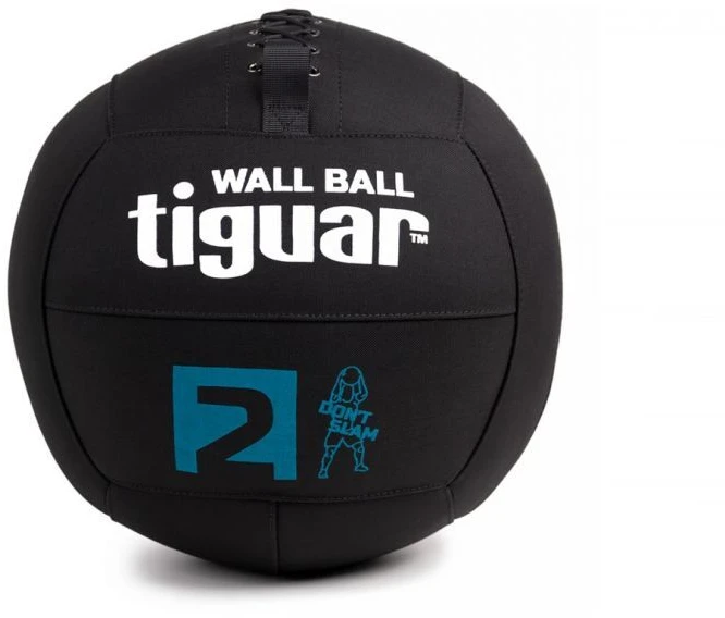 Pasunkintas kamuolys Tiguar wall ball 2kg