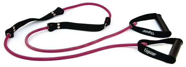 Elastinė juosta TIGUAR Double Tube (Spalva: Purpurinė - lengvas pasipriešinimas)
