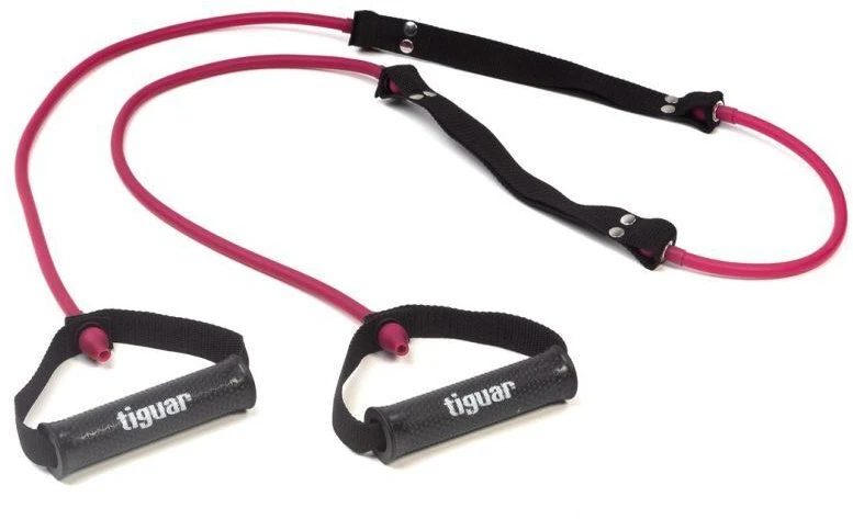 Elastinė juosta TIGUAR Double Tube (Spalva: Purpurinė - lengvas pasipriešinimas)