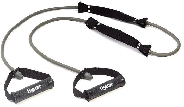Elastinė juosta TIGUAR Double Tube (Spalva: Pilka - sunkus pasipriešinimas)