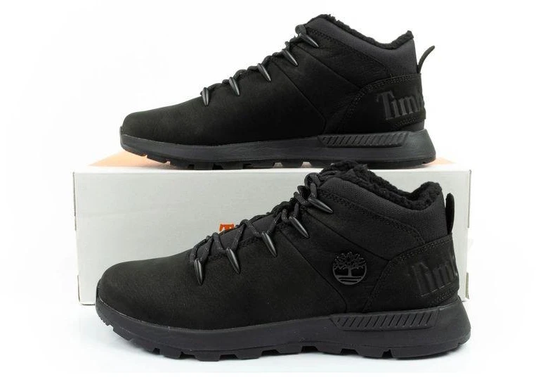Timberland Vyriški Sprint Trekker Mid Izoliuoti Žygio Batai, Juodi