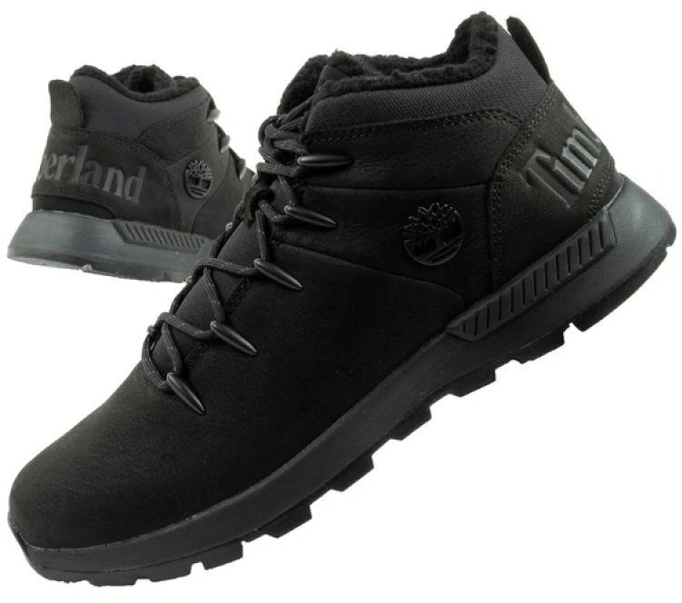 Timberland Vyriški Sprint Trekker Mid Izoliuoti Žygio Batai, Juodi