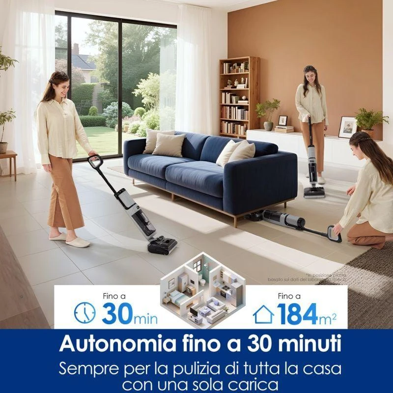 Dulkių siurblys „Tineco Floor One i5 Stretch Plus“