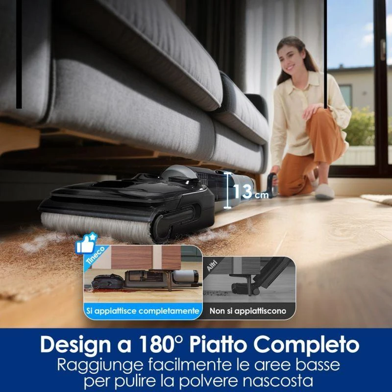 Dulkių siurblys „Tineco Floor One i5 Stretch Plus“