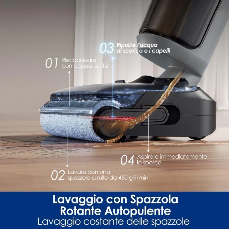 Dulkių siurblys „Tineco Floor One i5 Stretch Plus“