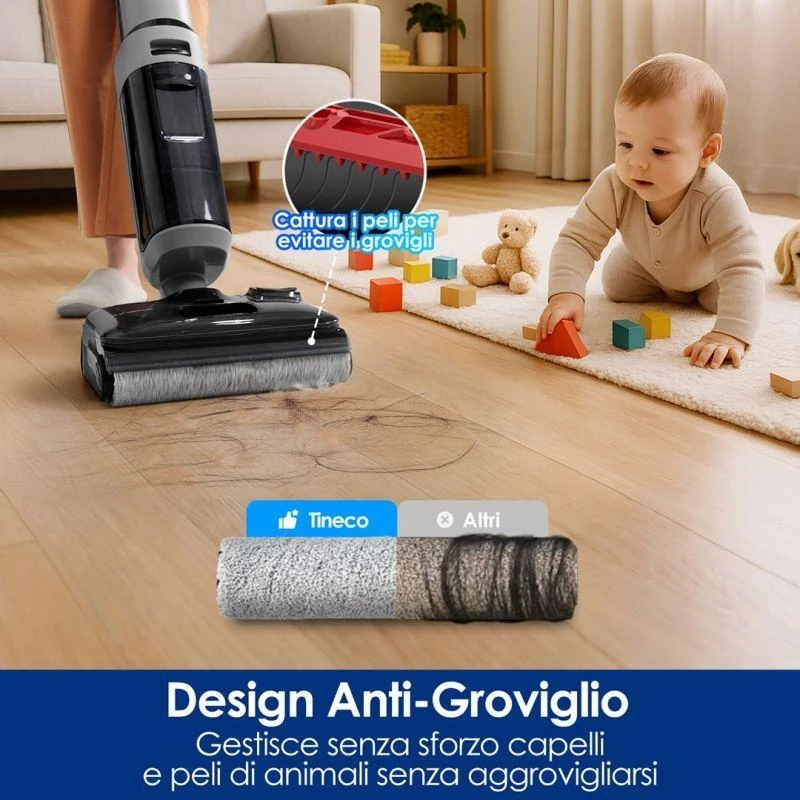 Dulkių siurblys „Tineco Floor One i5 Stretch Plus“