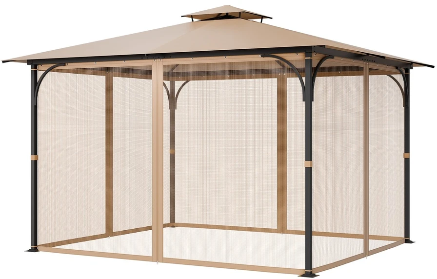 VEVOR Pakeičiamas tinklinis pavėsinės tinklelis 10x12x7.3 m