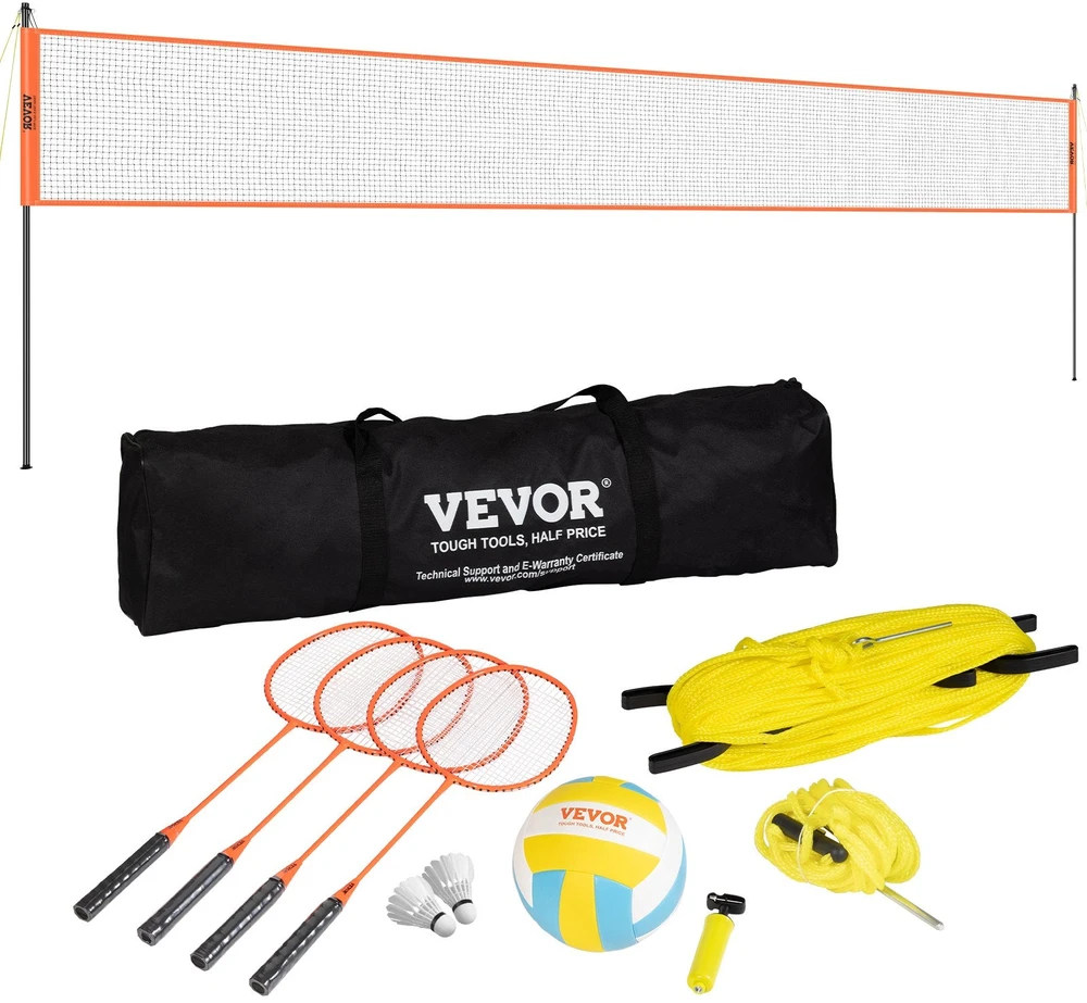 VEVOR Tinklinio ir badmintono rinkinys