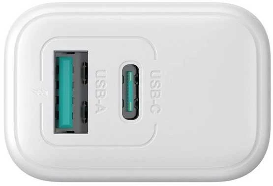 Įkroviklis Joyroom JR-TCF21 20W USB-C/USB-A baltas
