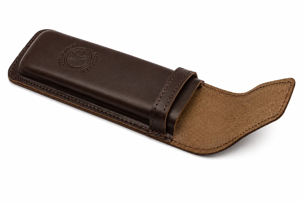 TMC Natural Leather Penalas Dėklas na Długopisy Skóra Naturalna su Klapą