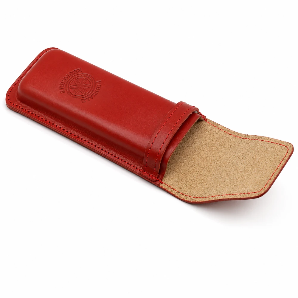 TMC Natural Leather Penalas Dėklas na Długopisy Skóra Naturalna su Klapą