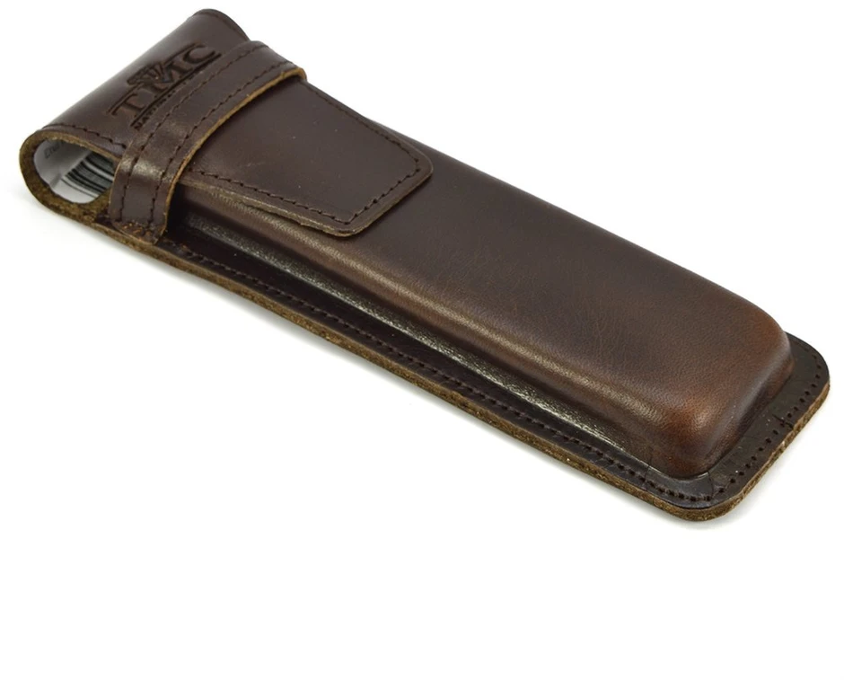 TMC Natural Leather Penalas Dėklas na Długopisy Skóra Naturalna su Klapą