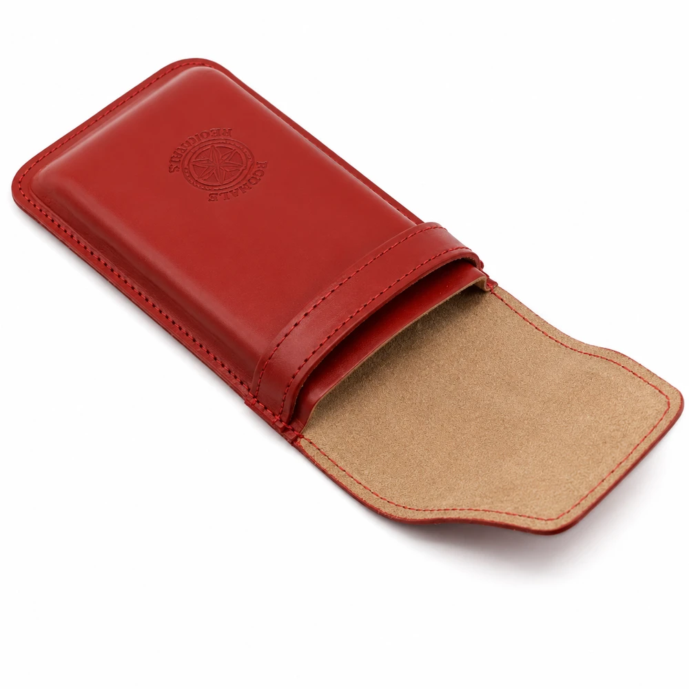 TMC Natural Leather Penalas Klasyczny Dėklas na Długopisy Skórzany Klapa