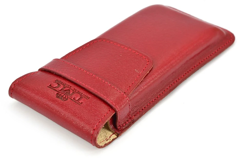 TMC Natural Leather Penalas Klasyczny Dėklas na Długopisy Skórzany Klapa