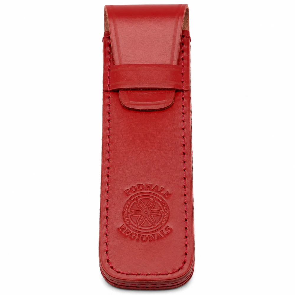 TMC Natural Leather Penalas Skórzany Dėklas na Długopisy Pionowy su Klapą