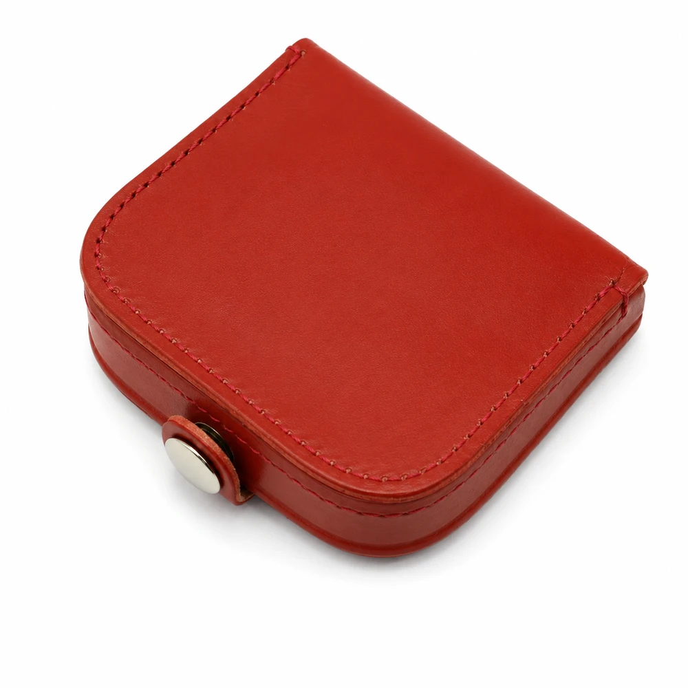 TMC Natural Leather Portmonetka Skórzana Podkówka na Drobne Bilonówka