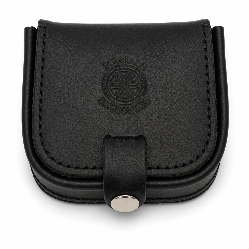 TMC Natural Leather Portmonetka Skórzana Podkówka na Drobne Bilonówka
