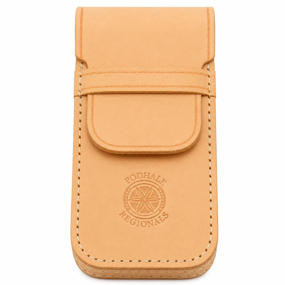 TMC Natural Leather Zgrabne Dėklas na Długopisy Penalas Skórzany su Klapą