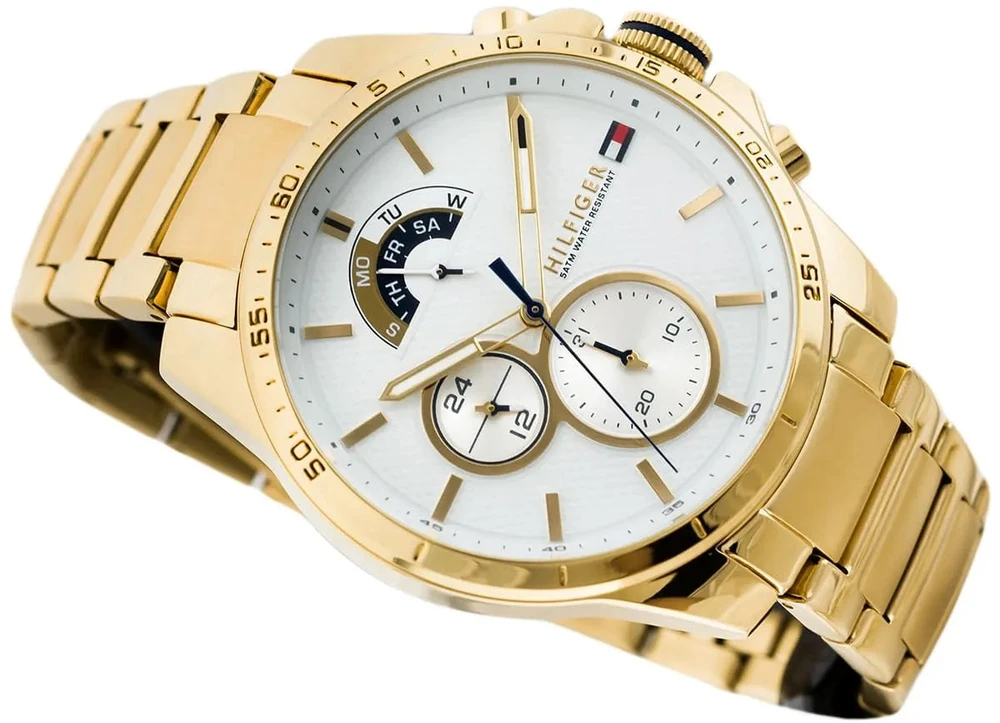 „Tommy Hilfiger 1791538 Parker“ vyriškas auksinis laikrodis