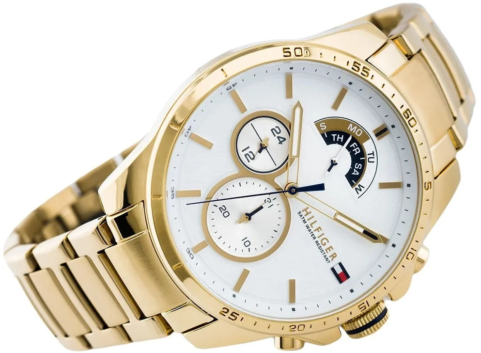 „Tommy Hilfiger 1791538 Parker“ vyriškas auksinis laikrodis