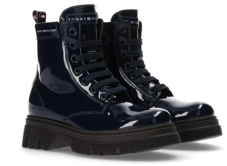 Tommy Hilfiger Aulinukai su raišteliais Mėlyni W T4A5-33040-0775800-800