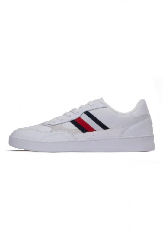 Tommy Hilfiger Court Cupsole Retro Lth Stripes M FM0FM04828YBS batai