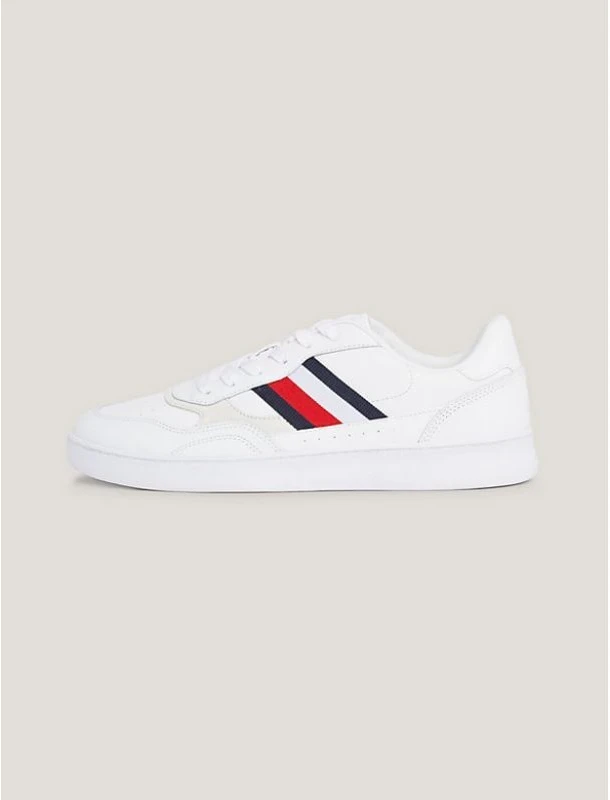 Tommy Hilfiger Court Cupsole Retro Lth Stripes M FM0FM04828YBS batai