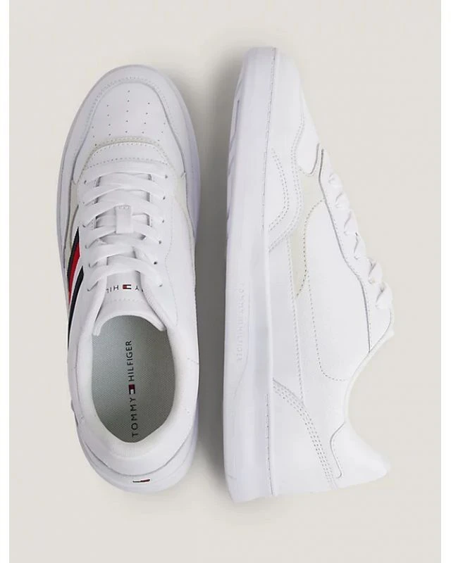 Tommy Hilfiger Court Cupsole Retro Lth Stripes M FM0FM04828YBS batai