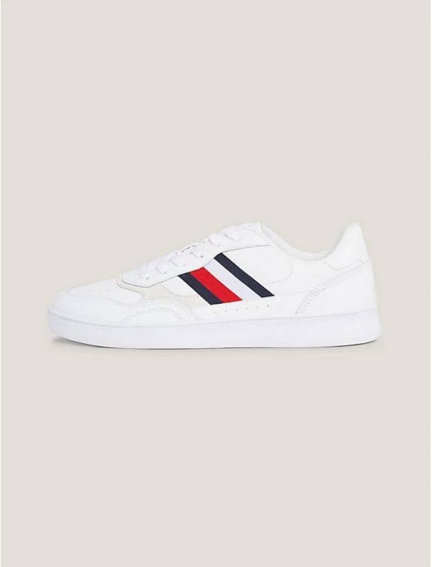 Tommy Hilfiger Court Cupsole Retro Lth Stripes M FM0FM04828YBS batai