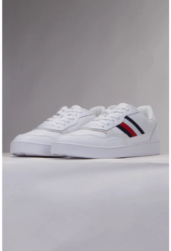 Tommy Hilfiger Court Cupsole Retro Lth Stripes M FM0FM04828YBS batai