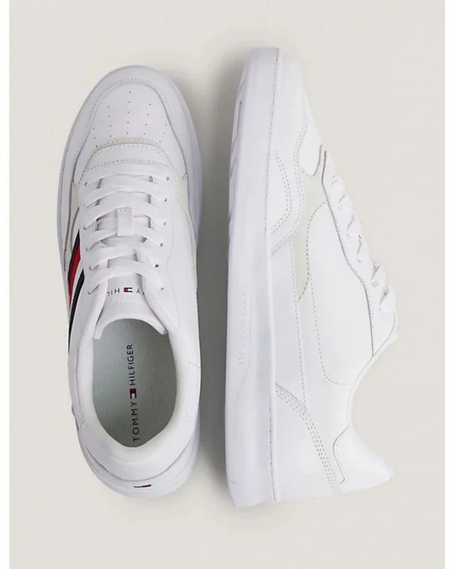 Tommy Hilfiger Court Cupsole Retro Lth Stripes M FM0FM04828YBS batai