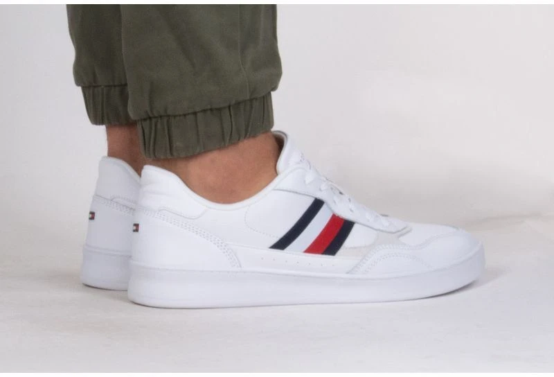 Tommy Hilfiger Court Cupsole Retro Lth Stripes M FM0FM04828YBS batai