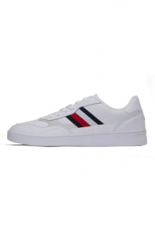 Tommy Hilfiger Court Cupsole Retro Lth Stripes M FM0FM04828YBS batai