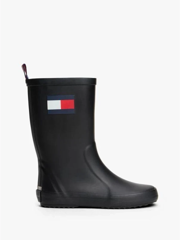 Tommy Hilfiger lietaus batai FLAG RAIN BOOT T3XC-33923-0047999 JUODI
