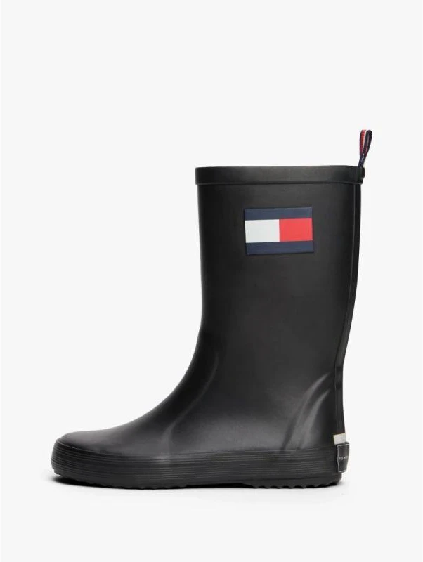 Tommy Hilfiger lietaus batai FLAG RAIN BOOT T3XC-33923-0047999 JUODI