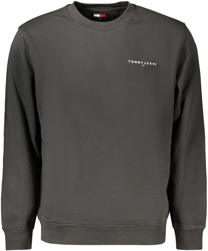 TOMMY HILFIGER MĘSKA Juoda BLUZA Z ROZPIĘCIEM