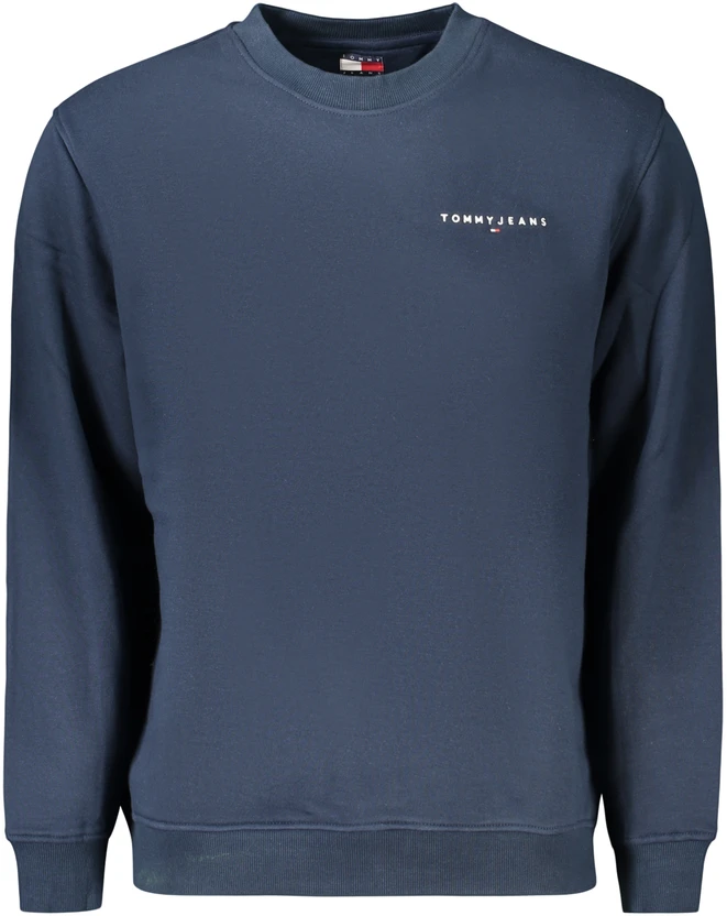 TOMMY HILFIGER MĘSKA mėlyna BLUZA Z ROZPIĘCIEM