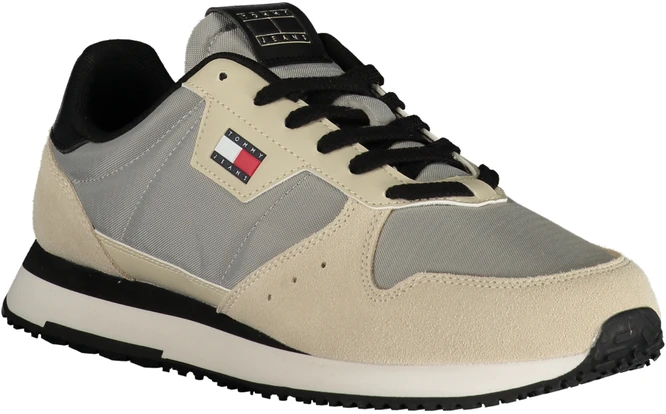 TOMMY HILFIGER MĘSKIE BUTY SPORTOWE, SZARE