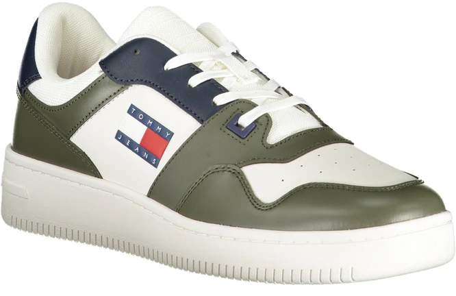 TOMMY HILFIGER MĘSKIE BUTY SPORTOWE ZIELONE