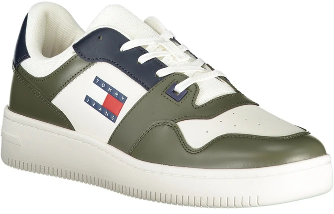 TOMMY HILFIGER MĘSKIE BUTY SPORTOWE ZIELONE