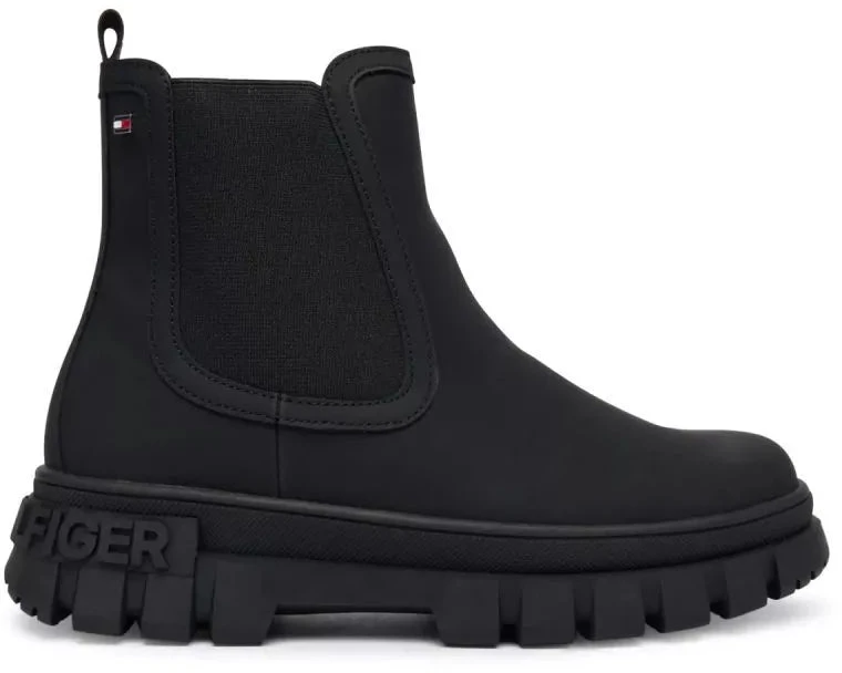 Tommy Hilfiger moteriški Chelsea tipo batai T3X5-34130-1355999 JUODI