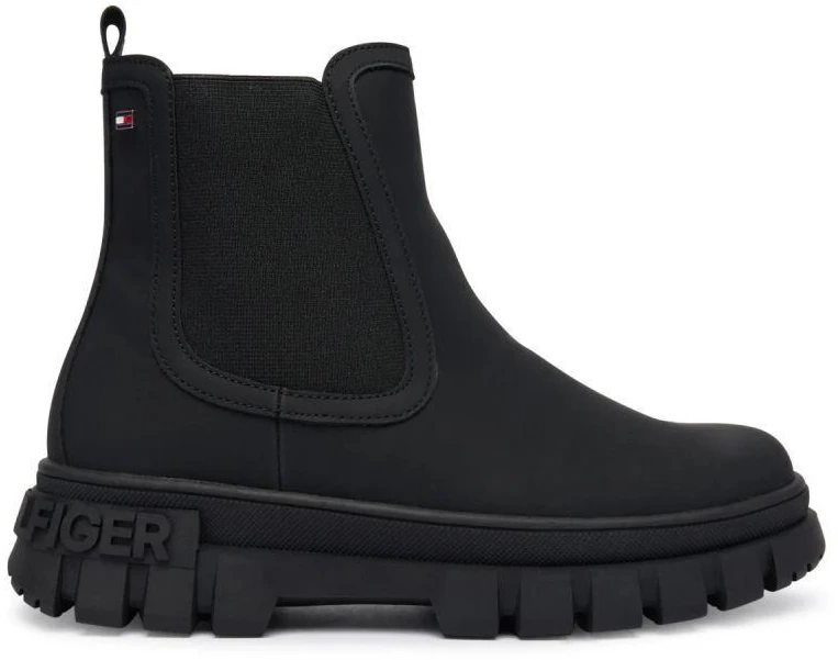 Tommy Hilfiger moteriški Chelsea tipo batai T3X5-34130-1355999 JUODI
